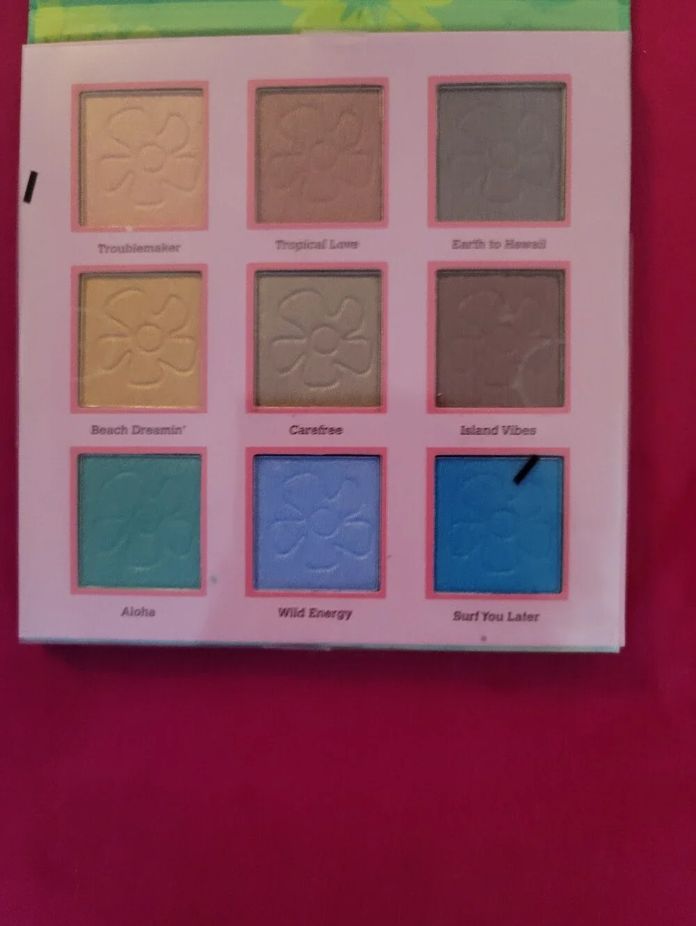 Stitch Eyeshadow Palette - Green & Purple Packaging